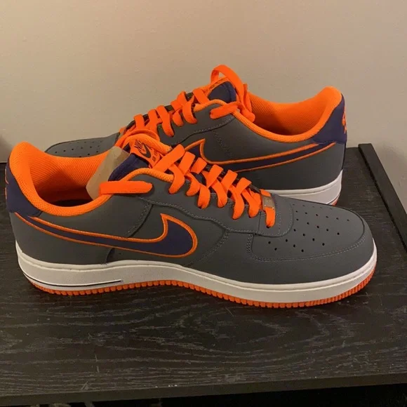 NIKE Air Force 1. 2012 Imperial Purple & Orange. Size 12.